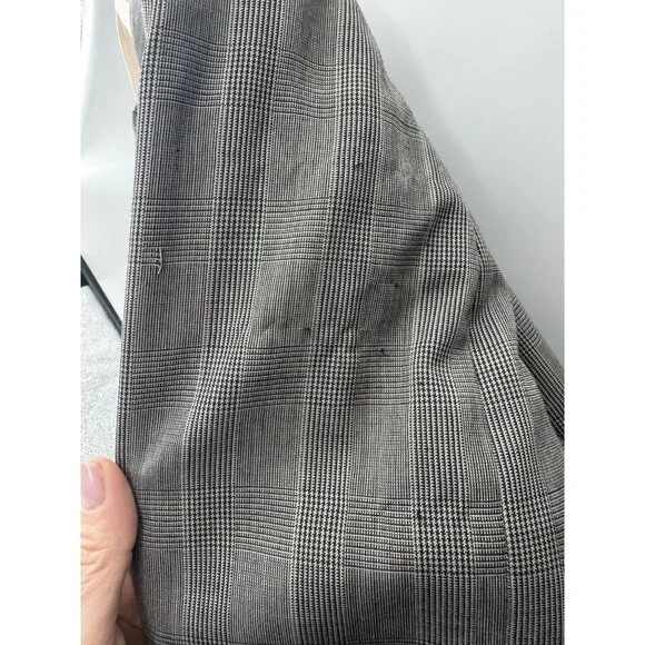 Christian Dior Vintage Men 48L Suit Jacket Coat Blazer Plaid Parisian Luxury Ivy - Picture 12 of 16